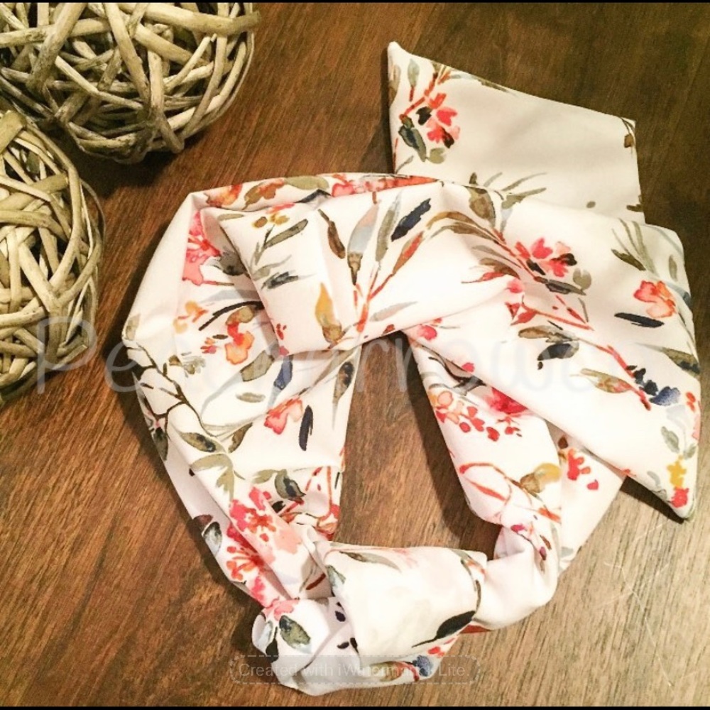the CORA style 21” handmade hair scarf